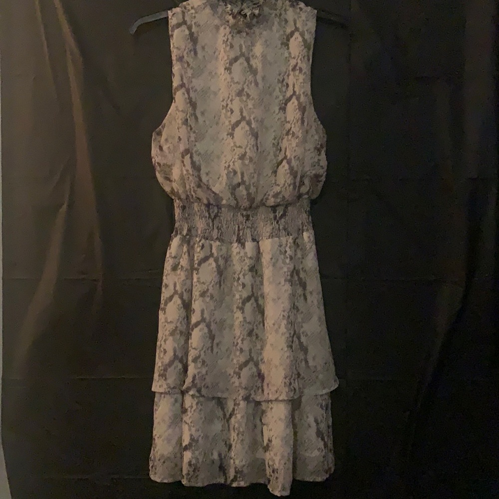 Snakeskin pattern dress- Size (M)